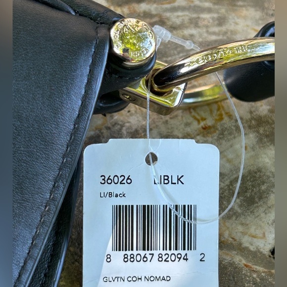 Coach Nomad Hobo Black Glovetanned Leather 36026 NWT - Picture 5 of 15